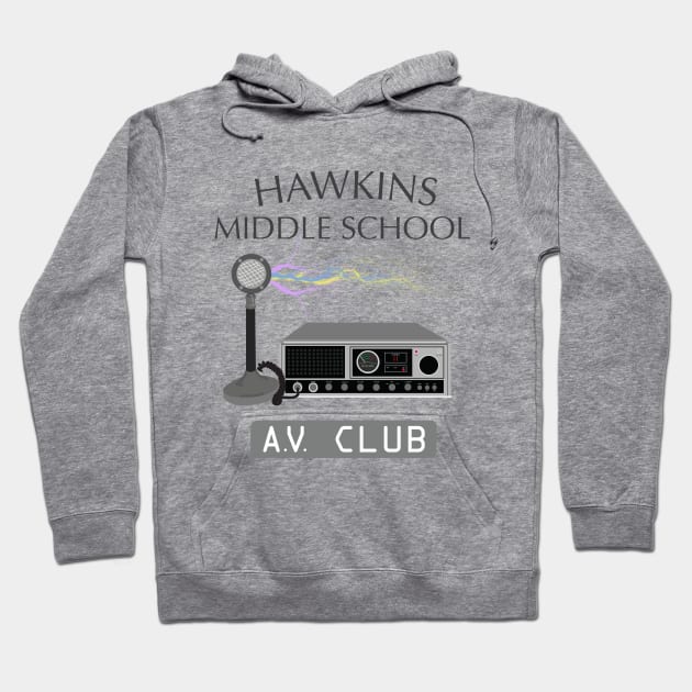 Hawkins AV Club Hoodie by TeeOurGuest